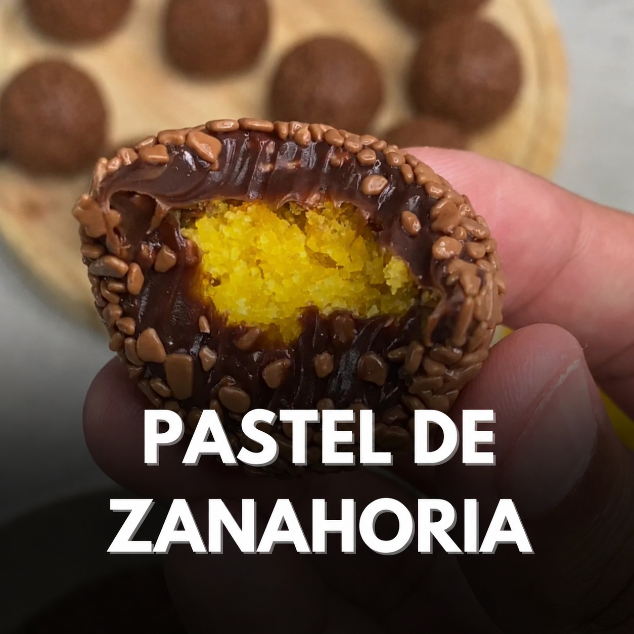 Brigadeiro de Pastel de zanahoria